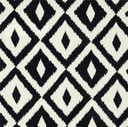 RSH DECOR: Square Throw Pillows Set of 4 | 17” x 17” | All-Weather Spun Fabric | Water and Fade-Resistant | Outdoor Accent Pillows for Patio Furniture | Black & White Aztec