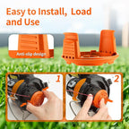 Replacement Spool Cap Covers Compatible with Worx, Trimmer Cap Suitable for Worx Weed Eater String Trimmers WA0010, WA6531 (3-Pack)