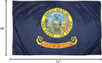 FlagSource Idaho Nylon State Flag, Made in USA, 4x6'