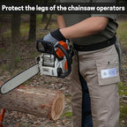 Chainsaw Chaps Apron Wrap 8-layer for Men/Women Loggers Forest Workers Protective Chain Saw Pants Adjustable