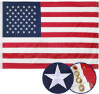 American Flag 8x12 Ft, Six Brass Grommets Multipurpose US Flag, Embroidered Stars, Sewn Stripes, Outdoor Heavy Duty Durable USA Flags, Hanging Indoor/Bedroom/Room/Wall American Flag
