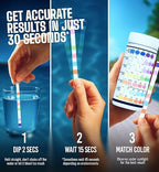162 Pcs 7-Way Hot Tub Pool Test Strips - Accurate Readings in 15 Seconds