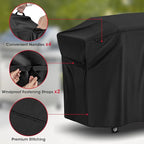 Unicook Griddle Cover for Blackstone 28 Inch ProSeries Grill, Outdoor 60 Inch Flat Top Gas BBQ Grill Cover，Unique UV Resistant Waterproof Vinyl with Polyester Lining, All Weather Protection