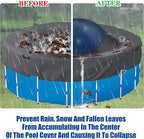 6ft Dia Pool Pillows, Pool Air Pillow, Inflatable Pool Pillows for Above Ground Pools, Winter Swimming Pool Closing Winterizing Kit with Ropes,PVC Ice Equalizer Pillow for Support Swimming Pool Covers