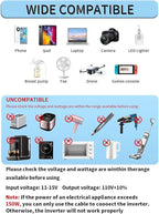 1000W Power Inverter 12V DC to 110V AC Car Plug Adapter Outlet Converter with Dual AC Outlet 3.4A USB 12 Volt Invertor Car Cigarette Lighter Inverter for Laptop Computer RV Truck