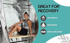 Sauna Rocket | 3-Person Full Body Sauna Portable Tent | in-Home Use for Relaxation, Recovery, and Wellness (Tent ONLY)