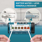 Water Hardness Test Kit - Quick and Accurate Water Hardness Test Strips - Hard Water Test Kit with eBook - Ultimate Test Kit for Water Hardness - 150 Water Softener Test Strips by JNW Direct
