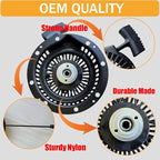 PlumPine 590749 Pull Start Assembly for Tecumseh HM100 HM90 HM80 HMSK80 HMSK85 HMSK90 HMSK100 OHH50 OHH55 OHH60 Snow Blower Mower Engine Recoil Starter Pull Cord Replacement
