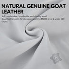 Vgo... 1Pair Chainsaw Gloves, 12-Layer Chainsaw Protection on Left Hand Back,Goat leather Work Gloves, Mechanic Gloves