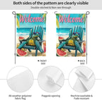 Sea Turtles Garden Flag Vertical Double Sided Outdoor Yard Flags 12.5x18 Inch Burlap Banners for House Lawn