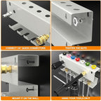 GASHER Pressure Washer Gun Holder, Wall Mount Foam Cannon Holder for Pressure Washer Gun, Fit 1/4 Inch Quick Connector