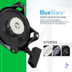 BlueStars 590420A Recoil Starter Assembly - for Tecumseh LAV TVS HS25-HS40 AH600 AV520 ECV HH TVXL105 HXL35 OVRM40 Snowblower - Replaces Tecumseh 590420 590458 590604 Stens 150-003 Oregon 31-051