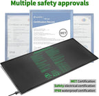 Seedling Heat Mat 48" x 20"in,Waterproof Heat Mats for Seed Starting,Plant Heating Mat for Seed Germination,Hydroponic Plant,Reptile Indoor