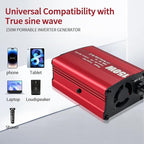Car Power Inverters 1200W Inverter - 12v DC to 110v AC Converter with AC Outlets USB Type-c Port,Car Power Converter for Truck/Home/Vehicles/Laptop Trip