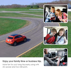 ALLWEI 300W Power Inverter DC 12V to 110V AC, Compact Car Plug Adapter Outlet with 27W PD USB-C &18W USB-A Fast Charging, Cigarette Lighter Adapter Car Charger for Phone, Laptop on Road Trip - Red