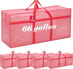 4 Pcs 66 Gallon Large Moving Bags with Zipper and Handles Foldable Storage Duffle Bags Heavy Duty Extra Large Totes for College Dorm Travel Clothes Blankets Bedding Moving (Jelly Pink)