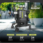 Sun Joe Electric Pressure Washer w/Wheels & 3 Quick-Connect Nozzles, 2200 PSI (PWMA Certified), 1.1 GPM, 14.9-Amp Motor - Heavy-Duty Cleaning Machine for Patios, Decks, Sidewalks & Cars, SPX3000-QW2