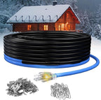 240ft 5w/ft Roof Heat Tape, Constant Wattage, CSA ETL Certified, Perfect for Ice Dam Control on Roofs and Gutters, 120V