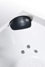 Whirlpool bathtub hydrotherapy 2 persons 10 water jets Hot tub 59" - Marbella