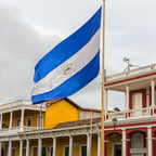 Nicaragua Nicaraguan Flag 3x5 ft Outdoor, Double Sided 3 Ply Heavy Duty Nicaragua National Country Flag, 100% Quality Polyester Nicaraguan Banner with Brass Grommets 4 Rows Stitches