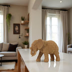 African Animal Elephant Statue Decor, Table Room Home Decoration, Modern Art Sculpture, Handmade Resin Animal Statue,Bohemian Decoration,Shelf Decoration