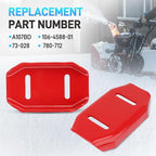 2PCS 106-4588-01 Snowblower Skid Shoes with Mounting Hardware Compatible with Toro Power Max Model 724 726 826 828 926 928 1028 1128 37770 37771 37772 38595 38629 Replace# A107BD 780-712