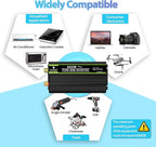 NOVOPAL 6000 Watt Pure Sine Wave Power Inverter DC 24V to AC 110V 120V Rv Inverters with 1 USB Port-16 feet Remote Control, LCD Display for Truck, Hurricane, Home