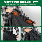 Grill Cover, 52 INCH BBQ Grill Cover for Outdoor Grill, Barbecue Accessories Gas Grill Cover Waterproof, Fade Resistant, UV Resistant, Black