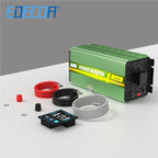 EDECOA 3000 Watt Power Inverter DC 12V to AC 110V 120V 3000W Converter for Car Truck RV with LCD and Dual USB Romte Controller (ETRC Remote)