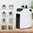SaunaResearcher 3L Large Capacity Home Sauna Steamer, Portable Sauna Steamer, Sauna Steamer Machine, Lightweight Stainless Steel Pot with Timer & Gear Display for Relaxation, with Remote Control
