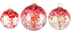 Dale Tiffany Hand Blown Glass, 6" Diameter Blush, Tree of Life Collection, Witch Globe Hanging Garden Indoor/Outdoor Decorative Ornament Gazing Ball