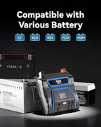 Erayak 3000W Power Inverter, 12V DC to 110V/120V AC, LCD Display, Modified Sine Wave, Remote Control, Direct-Connect Terminal, for RV, Truck, Solar System, Home Backup