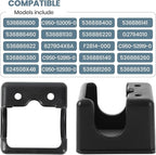 AR-PRO The Exact Replacement 585195MA Worm Bracket for Snow Throwers (Black) Set of 2 - Compatible with Murray Snow Throwers and Craftsman Gas Snow Blowers - Restore Snow Thrower Peak Performance