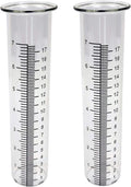 JOYBee 7inch Garden Glass Rain Gauge Replacement Tubes for Yard Garden Outdoor(Pack of 2)