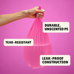 FORID Small Garbage Bags - 5 Gallon, Trash Can Liner for Home, Office, Bathroom, Bedroom, Waste Bin (5 Colors 150 Bags) - Durable & Thick Trash Bag Multi Colored