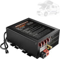 PM4 55Amp RV Power Converter - Power Converter with Built-in 4 Stage Smart Battery Charger - Multiple Capacities 55A 110V AC to 12V DC 55Amp Battery Charger RV Power Converter Replacement