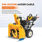 Hipa 946-04230b Auger Cable for MT-D Cub Cade Craftman, 946-04230 946-04230A 746-04230 746-04230A 746-04230b Snow Blower