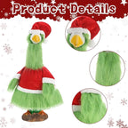 Cozypower Christmas Porch Goose Outfits Clothes for Plastic 23'' Cement Goose Duck Lawn Yard Decorations(Novelty Style)
