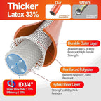 SPECILITE Garden Water Hose 10 ft x 3/4 in with Female to Female Connector, Small Leader Hose for Hose Reel, Heavy Duty, Flexible & Lightweight, Water Pipe, Outdoor Water Hose Extension Adapter