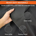 Replacement Traeger BAC776 Woodridge Pro and Woodridge Elite Pellet Grills, 600D Polyester Outdoor Heavy Duty Waterproof Full-Length All Weather Grill Cover Accessory- 69 in