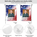 Custom Memorial Flag Personalized Garden Flag for Cemetery in Loving Memory with Photo Name Date Memory Garden Flags For Loss of Loved One Lawn Outdoor Double Sided Yard Flags (Memorial Funeral Flags 3, 28x40(in))