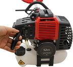 Gas Weed Eater 52cc 2-Stroke 7 in 1 String Trimmer/Edger, Multi-Functional Petrol Hedge Trimmer Chainsaw Brush Cutter Weed Wacker Weed Eater Gas Powered for Weed Grass and Bush Shipping from US