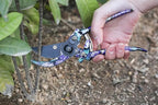 FLORA GUARD 3 Piece Aluminum Garden Tool Set - Trowel, Cultivator, Pruning Shear, Gift Set for Gardening Needs (Purple&Blue)