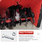 6 Pack 707555 Snow Blower Kit Shear Pin Compatible with Craftsman 9.5 TP 24" Dual Stage Snowthrower 96576-00 - C950-52503-0