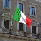 Italy Italian Flag 3x5 ft Outdoor, Double Sided 3 Ply Heavy Duty Italy National Country Flag, 100% Quality Polyester Italian Banner with Brass Grommets 4 Rows Stitches
