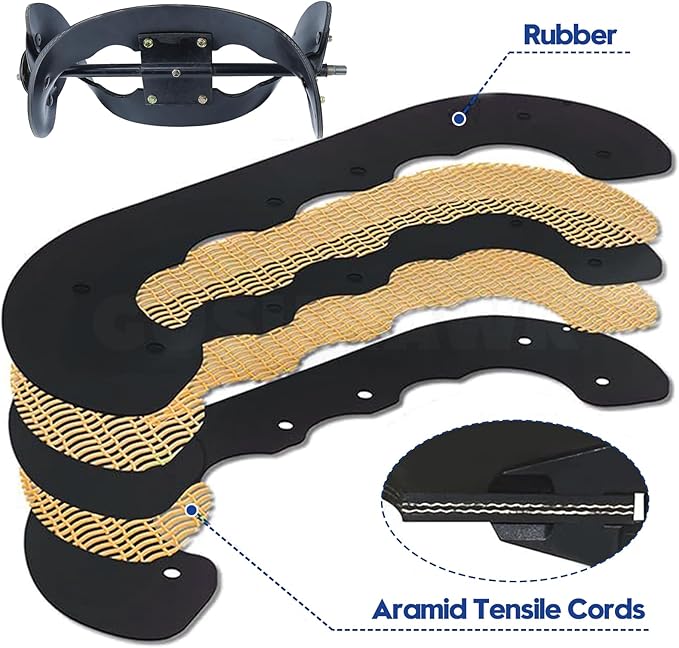 99-9313 Snow Blower Paddles Replaces Toro 99-9313 Paddle Kit, 125-1128, 88-0771, 55-9250 for Toro CCR2000, CCR2400, CCR2450, CCR3000, CCR 3650, Power Clear 221, 621, 721, 721E Snowblowers