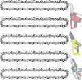 5 Pack 6 Inch Chainsaw Chain 3/8" LP Pitch .043" Gauge 28 Drive Links Fits Milwaukee M12 FUEL, 2527-20, 2527-21, M12, Kobalt KPS1024A-03, Craftsman CMCCSL621D1, Remington RM0612P, WORX, Oregon R28