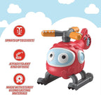 Outdoor Water Sprinklers with 4 T Ball Set for Toddlers Kids Ages 4-8,Summer Outside Sprinklers Play Equipment Baseball Game Lawn Yard Tee Ball Game for Boys Girls,Hose Connector Included