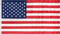 Super Tough 4Ft x 6Ft American Flag - Heavy Duty Nylon USA Flag with Embroidered Stars and Sewn Stripes Suitable for Outdoors - Red/White/Blue