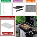 GasSaf 22.5 inch Flavorizer Bars for Weber 7536, Grill Parts for Spirit 300 E310 E320 S310 S320, Spirit 700, Weber 900, Genesis Silver B C, Genesis Gold B C, Grill Flavor Bars for 7537 65903 (5-Pack)